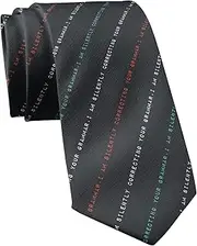 [Crazy Dog T-shirts] I'm Silently Correcting Your Grammar Necktie Funny English Teacher Sarcastic Humor Gift Novelty Tie