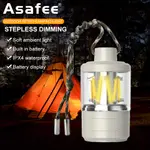 ASAFEE KXK-808 野營燈 180LM 48H RUNTIME IPX4防水燈電池顯示無級調光迷你帳篷燈掛燈戶