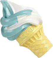 Motorcycle Hat Decorations, Ornament Motorcycle Spoof with Falling Ice Cream Design, Hilarious Motorcycle Cap Adornment, Unique Funny Ornament for Bikers
