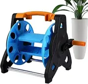 Hose Reel Cart - Heavy Duty Tube Storage Winder - Garden Water Hose Holder with Wheels for Yard, Park, Patio, Backyard, Lawn, Farm