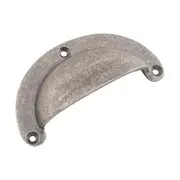 6435 Drawer Pull Classic Large Rumbled Nickel L100xH40mm