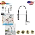 Dual Function Pull-Down Sprayer Faucet - Stainless Steel, Leak Resistant Design