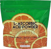 asc1f Bag of L-Ascorbic Acid Powder 99+% Food Grade USP36/BP2012 Naturally Fermented Pure White Crystals Form of Vitamin C 1 lb.