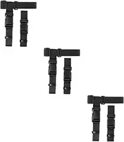 Baluue 3 Sets Adjustable Luggage Connector Straps Lightweight and Portable Buckle Straps for Connecting Suitcases Together Easy to Use and Quick Release Travel Accessory for Safe Packing