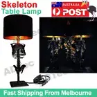 Gothic Skull Skeleton Lamp Desktop Table Lamp Home Night Light Halloween Decor A