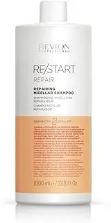 REVLON PROFESSIONAL RE/START Repair Repairing Micellar Shampoo, 1000 ml, Micellar Shampoo for Hair & Scalp, Strengthening Hair Shampoo for Building & Repair, Creamy Foam for Damaged Hair
