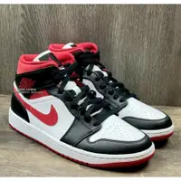 在飛比找蝦皮購物優惠-門市正品★NIKE AIR JORDAN 1 MID 黑紅腳