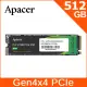 Apacer宇瞻 AS2280Q4L 512GB M.2 PCIe Gen4x4 SSD