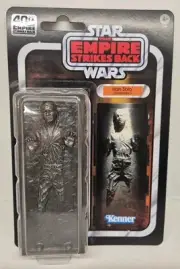 Hasbro Star Wars ESB 40th Anniversary Black Series Han Solo Carbonite MOC CN