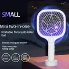 LED Electric Bug Zapper USB Rechargeable Insect Racket Home Outdoor