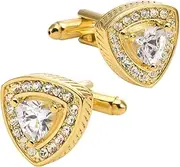 [JYHLSHBA] Cufflinks For Men 2 Pairs Of Zircon Crystal French Cufflinks Men'S Suit Shirt Crystal Cufflinks