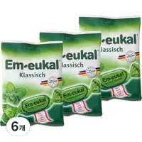 在飛比找Coupang 酷澎優惠-Em-eukal 無糖潤喉糖 經典尤加利薄荷味