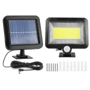 New Solar Powered Wall Lights - 100 LED Beads Motion Sensor Lamp for Outdoor Use