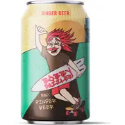 Woolgoolga Brewing Bobby Dazzler Ginger Beer Can 375mL