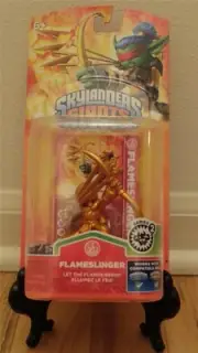 NEW SEALED Skylanders Giants GOLD Variant HTF Rare FLAMESLINGER 3DS Wii PS3 XBOX