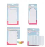 Cake Scrapers SETS PATTERNED COMBS Buttercream Smooth Edge Cake Decorating!