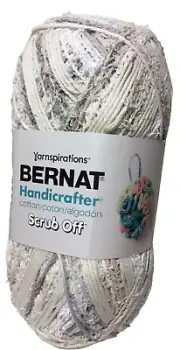 Bernat Handicrafter Cotton Scrub Off Yarn “Linen” 8.8oz