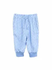 Girls Pumpkin Patch 3/4 drape harem pants summer sky size 7 & 10
