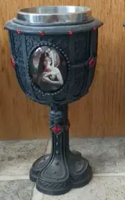 Angel Rose Goblet - Fairies - Polystone Resin - Wine Glass/Goblets - NEW/MINT