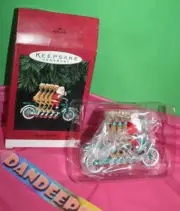 Hallmark Keepsake Cheery Cyclists Christmas Holiday Vintage Ornament 1994