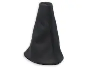 FOR TOYOTA YARIS 09-11 GEAR SHIFT BOOT GAITER LEATHER STITCH BLACK