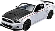 Maisto 2014 Ford Mustang Street Racer White 1/24 Model Car