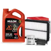 Ryco Oil Air Fuel Filter 5L XPR15W40 Service Kit for Toyota Celica ST184R 2.2L