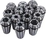 ER11 Collet Set 13PCS Professional Chuck Collets Carbon Steel CNC Milling Engraving Machine Accessories for Drilling Grinding Workpiece Clamping