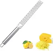 Citrus Zester Manual Cheese Grater Lemon, Ginger, Garlic, Nutmeg, Chocolate Stainless Steel Cutting Blade Knives and Kitchen Utensils