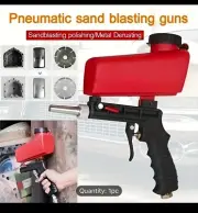 1pc ProBlast 90psi Portable Sandblasting Gun with Gravity Feed - Plastic,