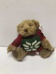 Russ Berrie Bears From The Past Teddy Bear Plush Christmas Sweater Animal Tags