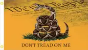 USA LIVE SNAKE GADSDEN DONT TREAD ON ME WE THE PEOPLE FLAG 2X3 FLAGS NYLON
