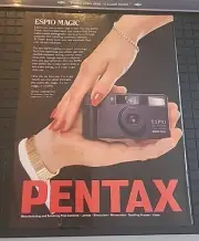Pentax Espio Camera Print Ad 1992 8x11