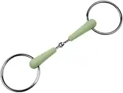 Eigell Snaffle Bit Loose Ring Snaffle Bit Snaffle Mouthpiece Bit Horse Ring Bit for Outdoor