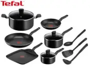 Tefal 9-Piece Essential Non-Stick Cookware Set w/ Utensils #C