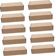 MINAOLULUS 20Pcs Corrugated Paper Shipping Boxes Packaging for Storage Mailing Cardboard Boxes for Moving Packing Easy Setup