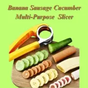 Banana Sausage Cucumber Slicer Multi-Purpose Easy Convenient Saves Time No Risk