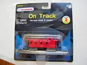 NIB WABASH Caboose On Track Diecast Metal Plastic Model Train Maisto