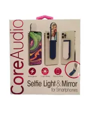 Premier Rechargeable Stick-On Selfie Light Blue and White