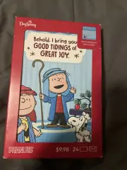 DaySpring Peanuts Linus Christmas Cards Behold I Bring You Good Tidings - 24 ct
