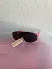 NOS 1987 Coca Cola Wide 1980’s Style Red & Black Sunglasses Rare Coke Employee