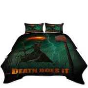Cool Dark Art Basketball Angel of Death Coverlet