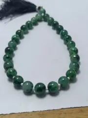 Emerald Jade Gemstone Hand japa Mala Meditation Mala 27 beads For Gift
