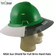 MSA Full Brim Sun Shields - hard hat sold separately
