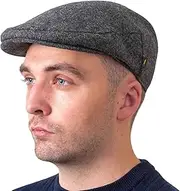[ハットマン・オブ・アイルランド] Hatman of Ireland 100% Wool Flat Cap Handmade in Ireland