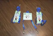 Ferret - 2 Harness / Lead Sets+Tandem Coupler - Blue