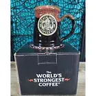 DEATH WISH COFFEE FORTUNE TELLER 2023 DENEEN POTTERY USA 3203/5000 NIB