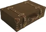 Wald Imports - Paperboard Suitcase -Decorative Storage Boxes - Suitcase for Decoration, Storage, and More (Brown)