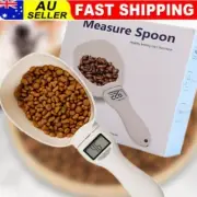 Portable Pets Weighing Scale Feeding Bowl Scale Cup Dog Cat Food Measuring Spoon