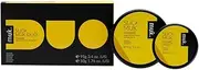 MUK. Slick pomade Duo - Strong Hold Hair Pomade, High Gloss Styling Product for Medium to Coarse Hair. Hair Pomade Water Soluble Frizz Control with Flexible. Sleek Wet Look, 95g & 50g